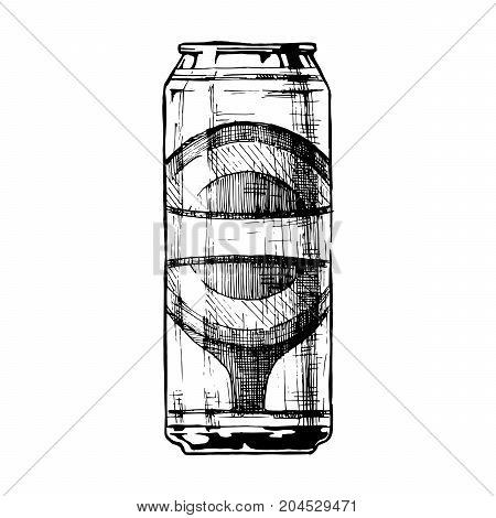Vector Illustration Of Beverage Can