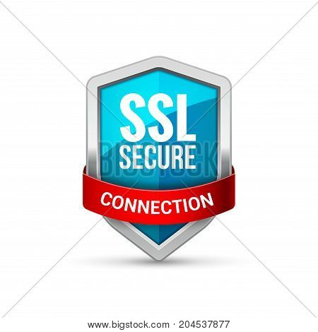 SSL Protection shield guard icon. Security ssl protect sign symbol.