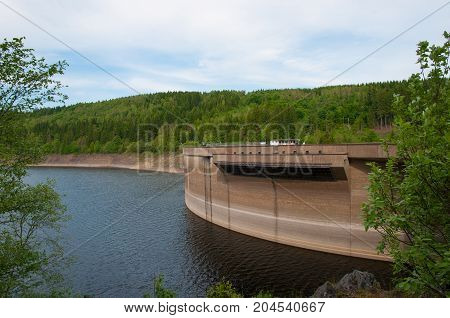 Oker Dam In Germany