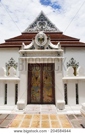 Wat Phaichayon Phon Sep Ratchaworawihan Temple In Samut Prakan, Thailand