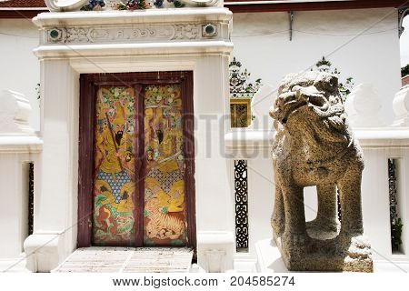 Wat Phaichayon Phon Sep Ratchaworawihan Temple In Samut Prakan, Thailand