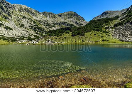 Amazing Panorama with Prevalski lakes and Mozgovishka pass, Pirin Mountain, Bulgaria