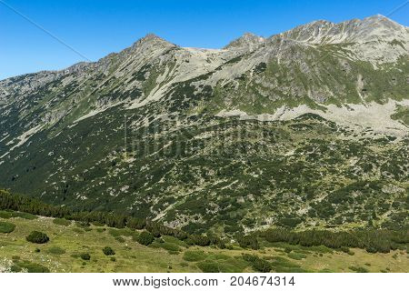 Amazing landscape with Polezhan peak, Pirin Mountain, Bulgaria