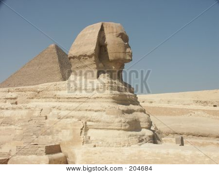Sphinx stå vakt