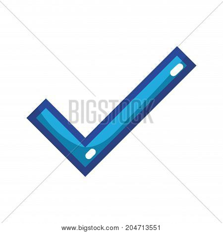 check symbol to correct option icon vector illustration