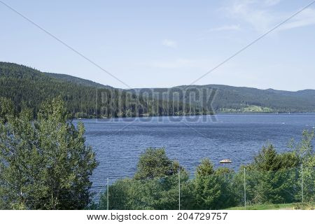 The Schluchsee Lake In The German Black Forest