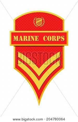 Military Ranks And Insignia. Stripes And Chevrons Of Army