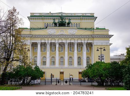 Nevsky Prospect In St. Petersburg, Russia