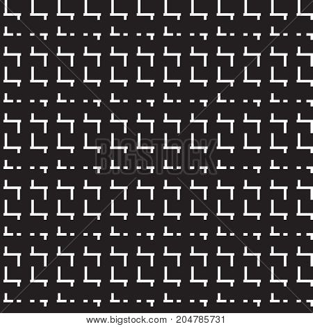 abstract vector balck and white geometic pattern background