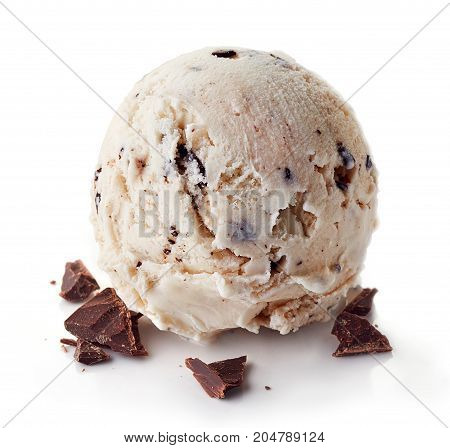 Italian Stracciatella Ice Cream Ball