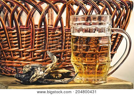 Beer Foam Rustic Fish