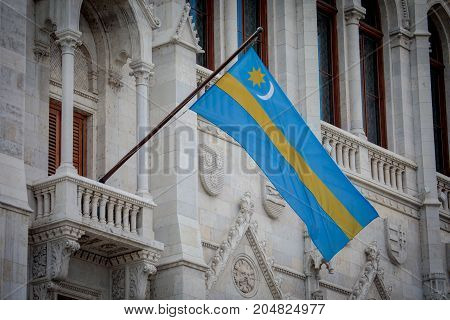 Flag Of Szekely Land Of Hungarian Parliament