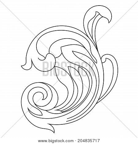 Vintage ornament, baroque ornament, scroll ornament, engraving ornament, border ornament, floral ornament, retro pattern, antique pattern, style acanthus pattern, foliage pattern, swirl pattern decorative pattern, filigree pattern. vector