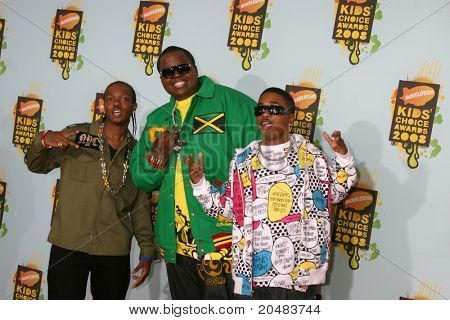 LOS ANGELES - MAR 29:  Sean Kingston, guests arriving at the 2008 Nickelodeon's Kids' Choice Awards at UCLA Pauley Pavilion on March 29, 2008 in Westwood, CA