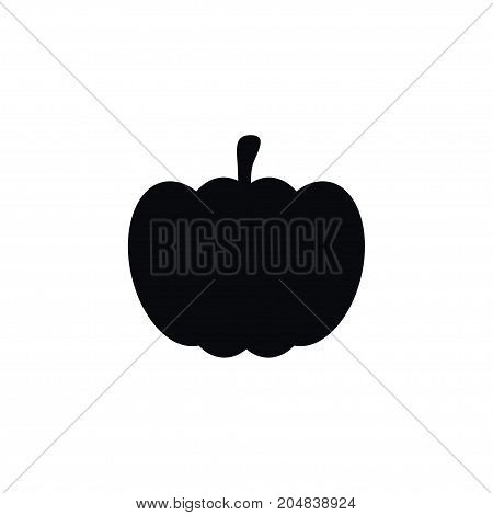 Gourd Vector Element Can Be Used For Gourd, Pumpkin, Squash Design Concept.  Isolated Pumpkin Icon.