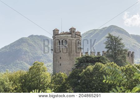 Rocchetta Mattei castle in Riola Grizzana Morandi - Bologna province Emilia Romagna Italy