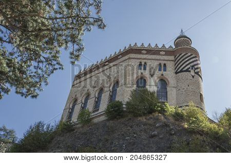 Rocchetta Mattei castle in Riola Grizzana Morandi - Bologna province Emilia Romagna Italy