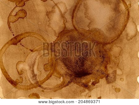 Coffee Stain Background Textures