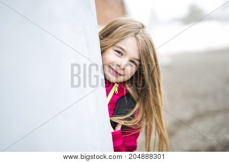 A Portrait of a Young Kid at school
