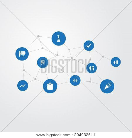 Elements First Place, Sparkle, Correct Sign And Other Synonyms Increase, Folder And Infographic.  Vector Illustration Set Of Simple Trophy Icons.
