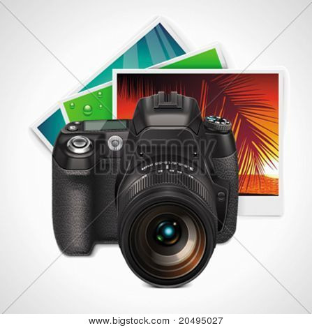 Pictogram voor vector camera en foto's XXL