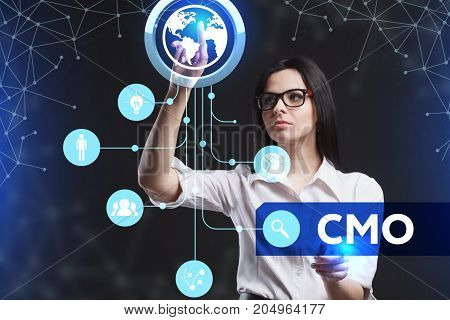 The Concept Of Business, Technology, The Internet And The Network. A Young Entrepreneur Working On A