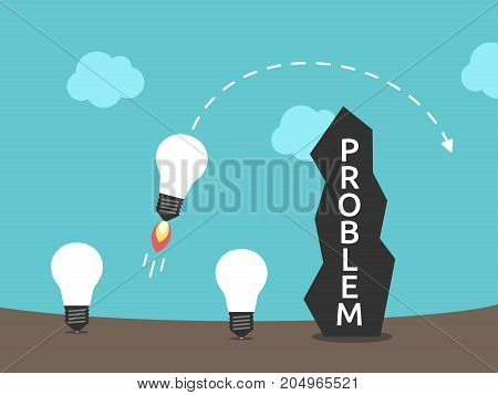 Light Bulbs Brainstorming Wall