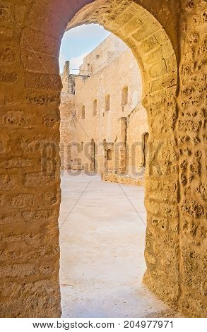 The Narrow Pass In Ribat Of Monastir