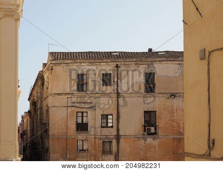 Castello Quarter In Cagliari
