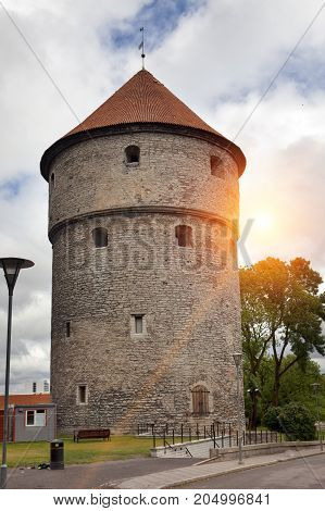 Kiek in de Kok tower. Old city Tallinn Estonia.