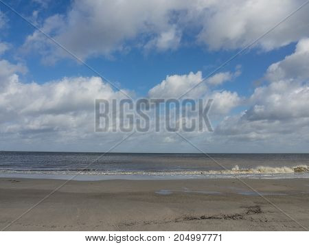 ther geman Island of spiekeroog in the North sea