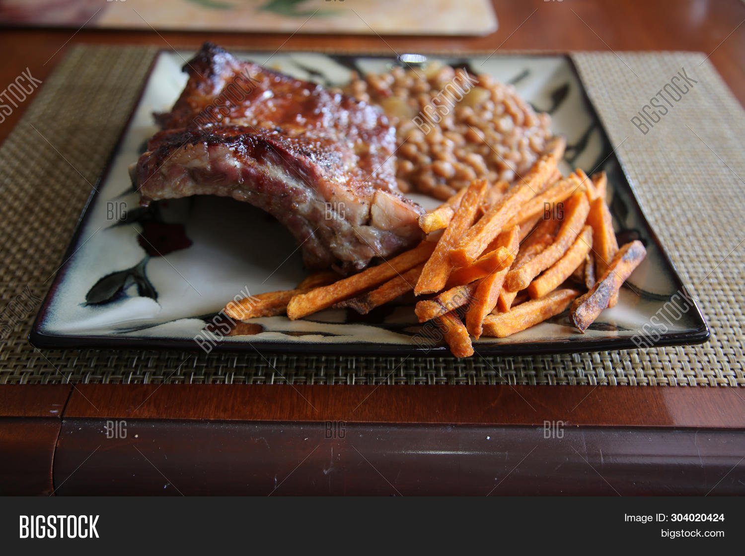 Spare Rib Dinner. Home Image & Photo (Free Trial) Bigstock