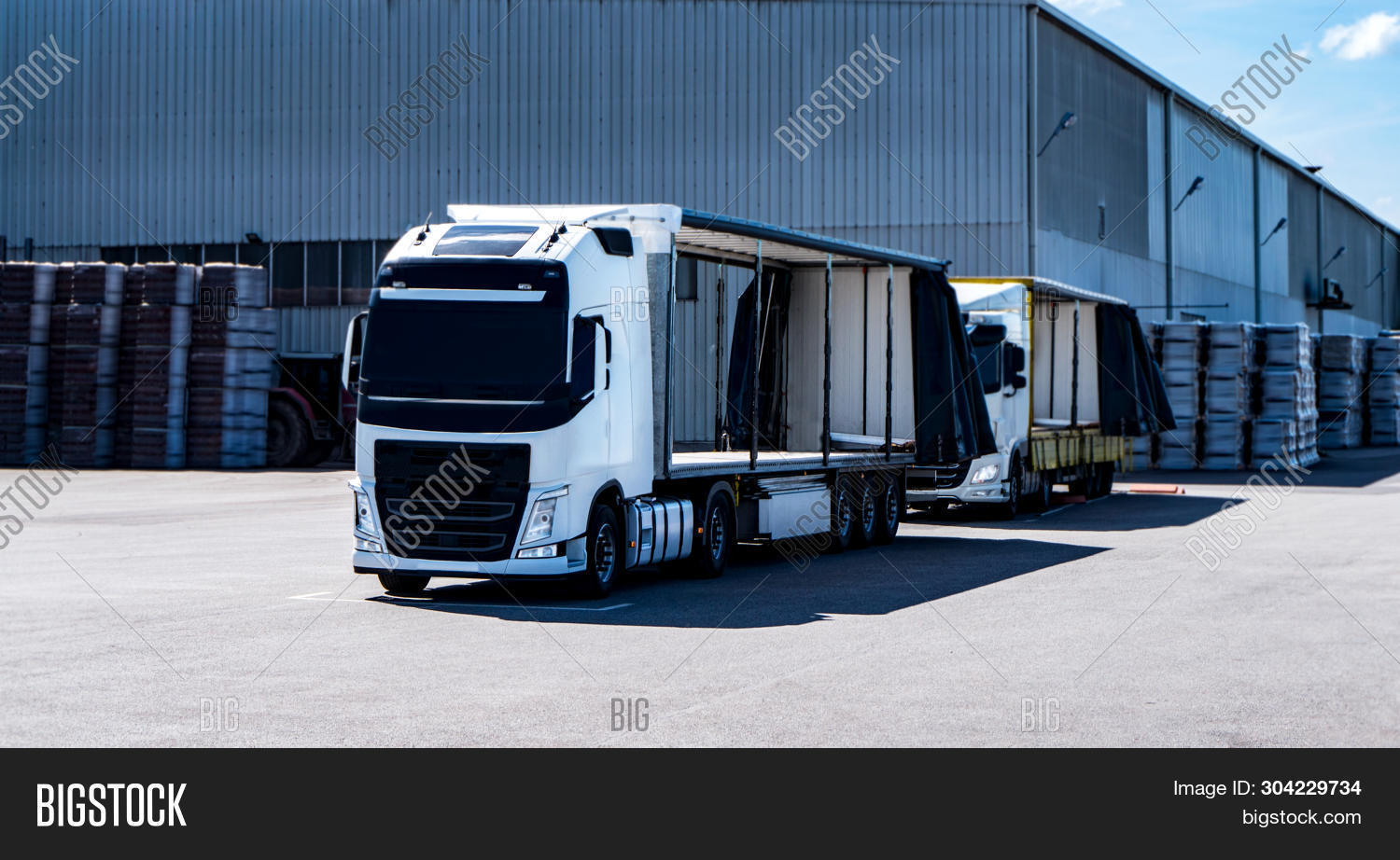 Cargo Truck Warehouse Image & Photo (Free Trial) Bigstock