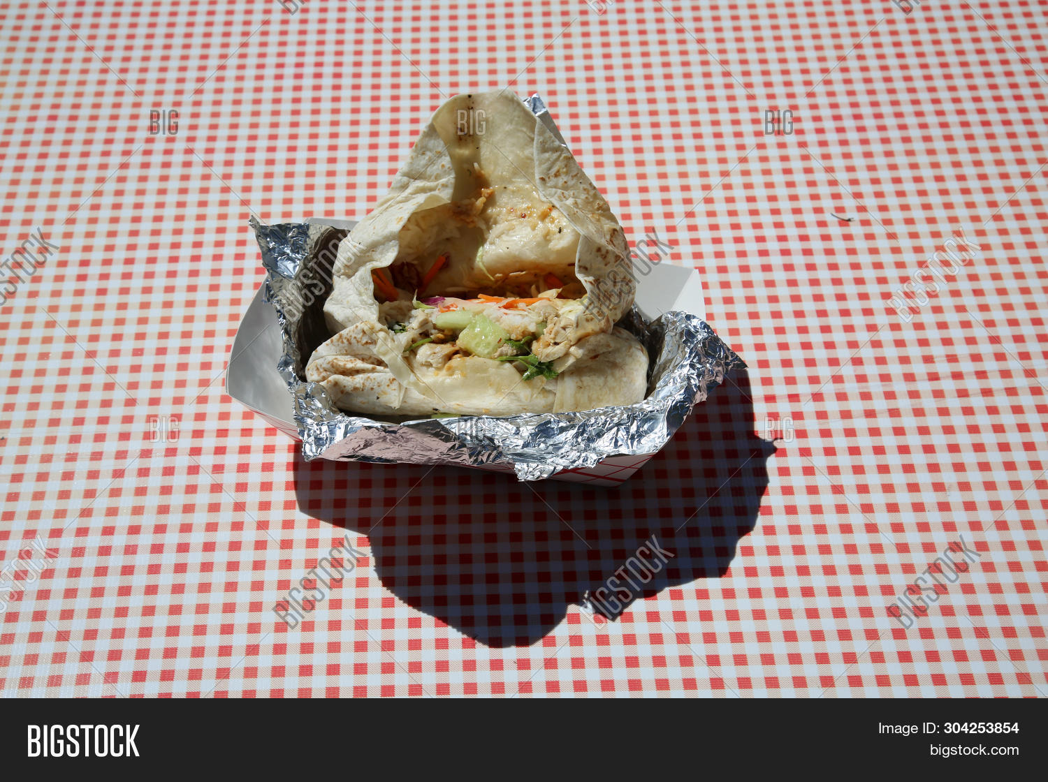 Burrito. Foil Wrapped Image & Photo (Free Trial) Bigstock