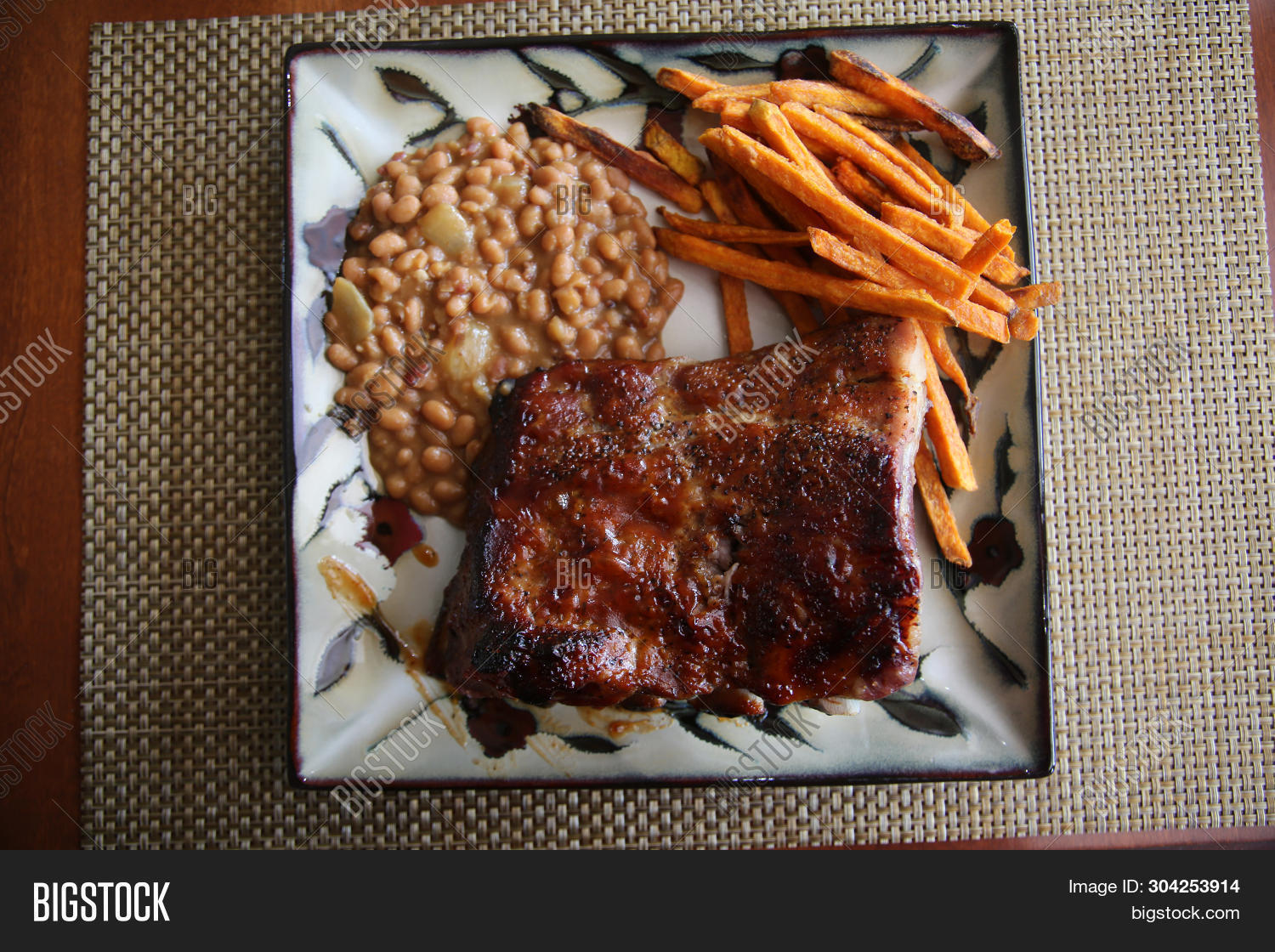 Spare Rib Dinner. Home Image & Photo (Free Trial) Bigstock
