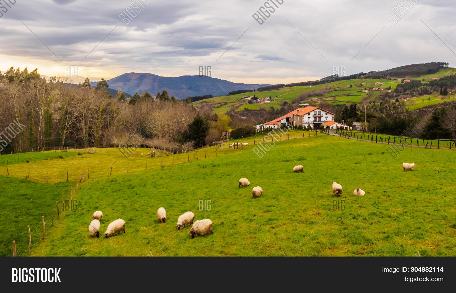 Farm House Basque Image & Photo (Free Trial) Bigstock