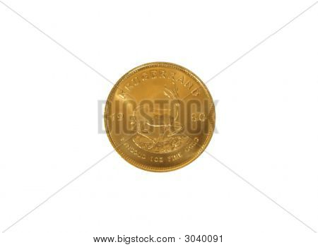Moneta di lingotti d'oro Krugerrand.