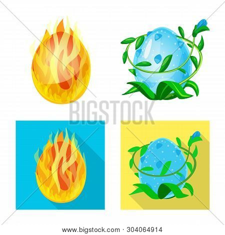 Isolated Object Of Animal And Prehistoric Icon. Collection Of Animal And Cute  Vector Icon For Stock