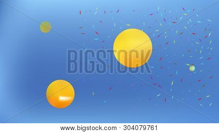 Net Space Fantasy. Background Texture, Graphic. Usefull Colorific Illustration.  Cyan Colored Backgr