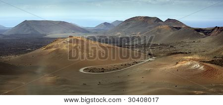 Lanzarote Timanfaya Landschaft