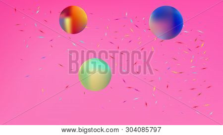 Pure Space Fantasy. Background Texture, Smoot. Usefull Colorific Illustration.  Pink Colored Backgro
