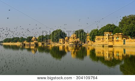 Gadsisar Lake In Jaisalmer, India