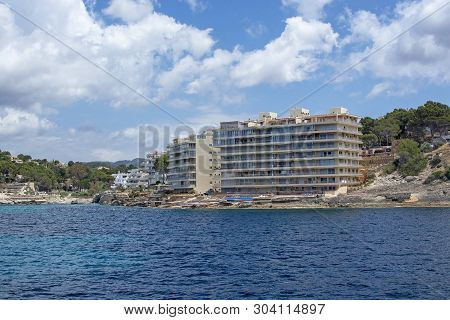 Coastal Rocky Landscape Sea Santa Ponsa Mallorca