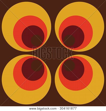 Retro Seamless Pattern, Vintage Background Repeat Pattern