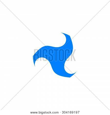 Unique Simple Design Concept Of Abstract Circle Triangle Geometric Logo Vector