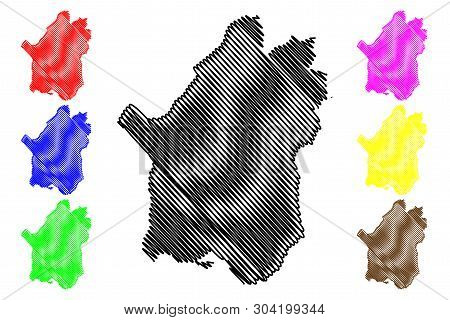 Paktika Province (islamic Republic Of Afghanistan, Provinces Of Afghanistan) Map Vector Illustration