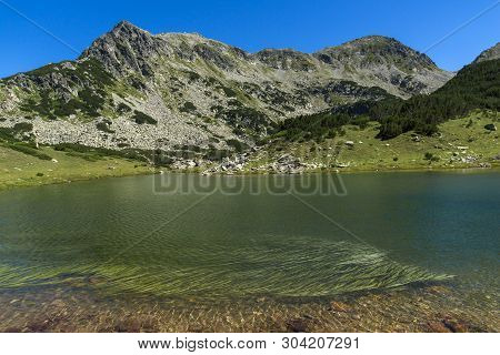 Amazing Landscape With Prevalski Lakes Near Mozgovishka Pass, Pirin Mountain, Bulgaria