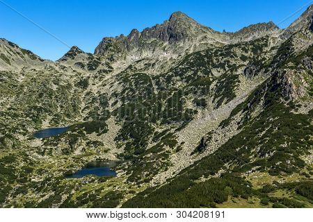 Landscape With Prevalski Lakes, Dzhangal And Valyavishki Chukar Peaks, Pirin Mountain, Bulgaria