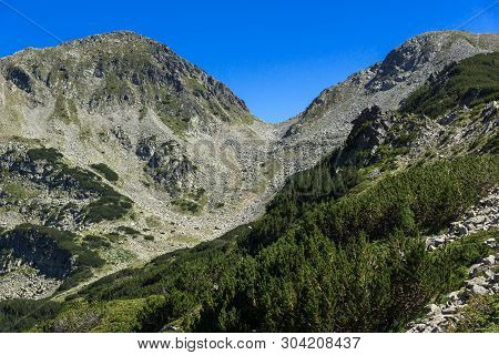 Landscape With Prevalski Lakes, Dzhangal And Valyavishki Chukar Peaks, Pirin Mountain, Bulgaria