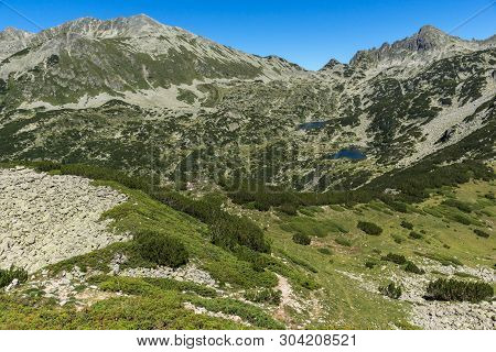 Landscape With Prevalski Lakes, Dzhangal And Valyavishki Chukar Peaks, Pirin Mountain, Bulgaria